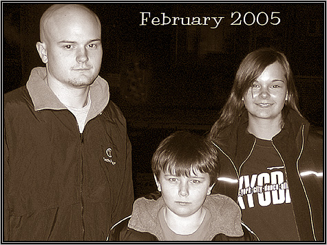 David and Britt and her brother Ben ... 