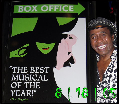 Met Ben Vereen in NYC after the play. Thank you Julie!