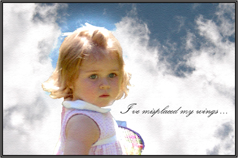 An angel fell from heaven ... 