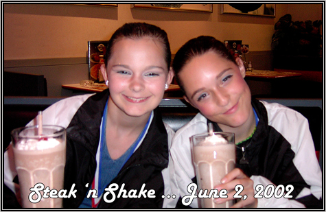 Dinner after a dance rehearsal ... 