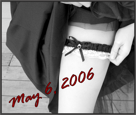garter belt with silver charm ...